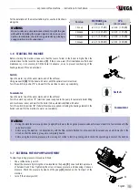 Preview for 13 page of Wega 1 Group Use And Maintenance Manual