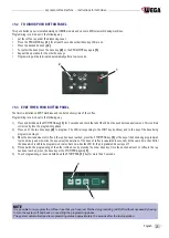 Preview for 21 page of Wega 1 Group Use And Maintenance Manual