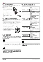 Предварительный просмотр 42 страницы Wega 1GR Series Use And Maintenance Manual