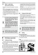 Preview for 46 page of Wega Polaris 1GR Use And Maintenance Manual, Instructions For The User