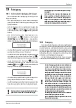 Preview for 127 page of Wega Polaris 1GR Use And Maintenance Manual, Instructions For The User