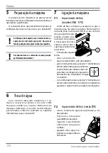 Preview for 172 page of Wega Polaris 1GR Use And Maintenance Manual, Instructions For The User