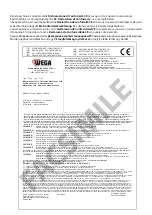 Предварительный просмотр 269 страницы Wega URBAN EVDP Use And Maintenance Manual