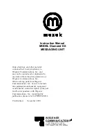 Preview for 1 page of Wegener Muzak Diamond DX Instruction Manual