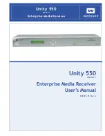 Предварительный просмотр 1 страницы Wegener UNITY 550 User Manual