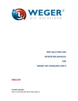 WEGER WALTER GMBH DIWER EVO DP80 Series Installation And Operating Manual preview