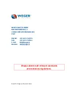 Preview for 3 page of WEGER WALTER GMBH DIWER EVO DP80 Series Installation And Operating Manual