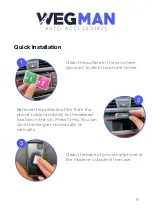 Preview for 9 page of WEGMAN Magnetic Phone Holder Product Manual