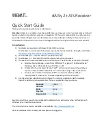 Wegmatt dAISy 2+ Quick Start Manual предпросмотр