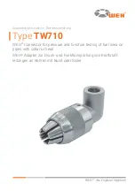 Weh TW710 Operating Instructions Manual preview