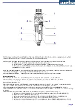 Предварительный просмотр 5 страницы weha Sabinox Operating Instructions Manual