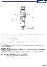 Предварительный просмотр 9 страницы weha Sabinox Operating Instructions Manual