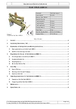 weha SLAB GRAB JUMBO II Operation And Service Instructions Manual preview