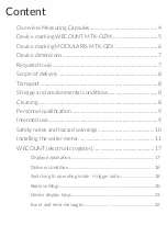 Preview for 2 page of WEHRLE MODULARIS MTK-OZX Operating Instructions Manual