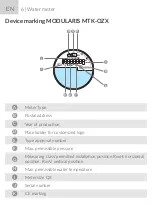 Preview for 6 page of WEHRLE MODULARIS MTK-OZX Operating Instructions Manual