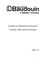 Предварительный просмотр 2 страницы WEICHAI Baudouin PowerKit 12M33 Series Operation And Maintenance Manual