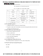 Preview for 8 page of WEICHAI WP10GTA Assembly/Disassembly Manual