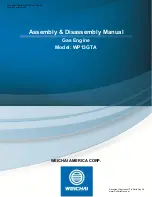 WEICHAI WP13GTA Assembly/Disassembly Manual preview