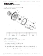 Предварительный просмотр 40 страницы WEICHAI WP4GNA Assembly/Disassembly Manual