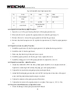 Preview for 62 page of WEICHAI WP6GTA Assembly/Disassembly Manual