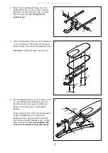 Предварительный просмотр 7 страницы WEIDER CLUB 190 W User Manual