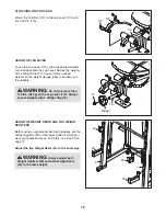 Preview for 15 page of WEIDER TECH WEBE9997.0 User Manual