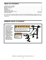 Preview for 2 page of Weider 120 Manual