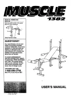 Weider 1382 Series User Manual preview