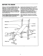 Preview for 3 page of Weider 1382 Series User Manual