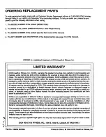 Preview for 12 page of Weider 1382 Series User Manual