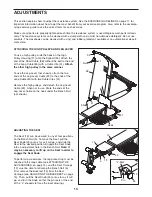 Preview for 13 page of Weider 1500e User Manual