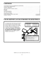 Preview for 2 page of Weider 190 Rx Bench (Spanish) Manual Del Usuario