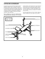 Preview for 4 page of Weider 190 Rx Bench (Spanish) Manual Del Usuario