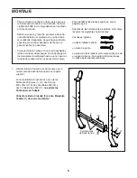 Preview for 6 page of Weider 190 Rx Bench (Spanish) Manual Del Usuario