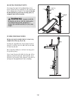 Preview for 12 page of Weider 190 Tc Bench Manual