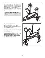 Предварительный просмотр 14 страницы Weider 195 Tc Bench (Dutch) Gebruiksaanwijzing