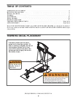 Preview for 2 page of Weider 2000X WESY7773.1 User Manual