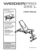 Weider 29837.0 Manual preview