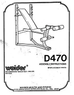 Weider 2uprtw/leg Curlcobra Bench Manual preview