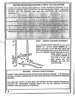 Preview for 3 page of Weider 2uprtw/leg Curlcobra Bench Manual