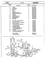 Preview for 2 page of Weider 330 Classic Bench Manual