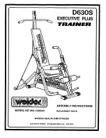 Weider 354.156340 Assembly Instructions Manual preview