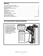 Preview for 2 page of Weider 4990 I (Dutch) Gebruiksaanwijzing