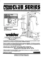Weider 70393 Manual preview