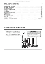 Preview for 2 page of Weider 831.14622.1 User Manual