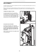 Preview for 25 page of Weider 831.14622.1 User Manual