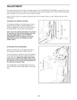 Preview for 21 page of Weider 831.14922.0 User Manual