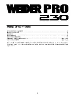 Preview for 2 page of Weider 831.150340 User Manual