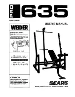 Weider 831.150390 User Manual preview
