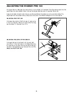 Preview for 6 page of Weider 831.150460 User Manual